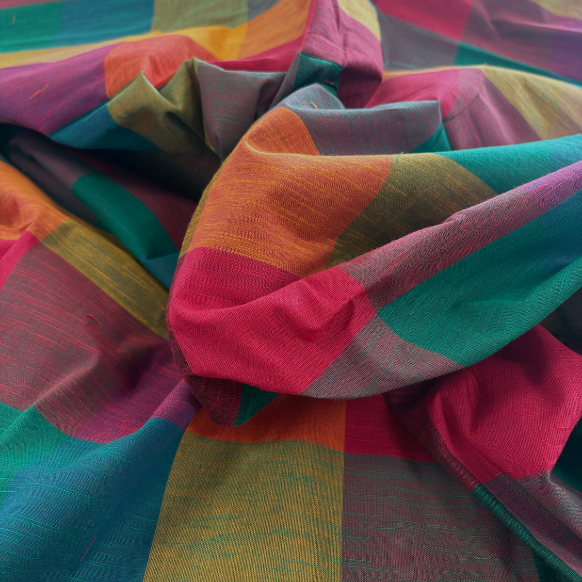 Woven Jumbo Autumn Block Gingham Tex Ex 3047