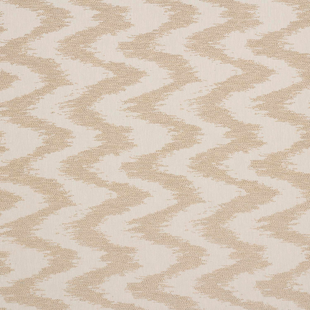iLiv Ceyara Stone fabric featuring a contemporary woven zig zag pattern in neutral tones, with a textured cotton mix finish