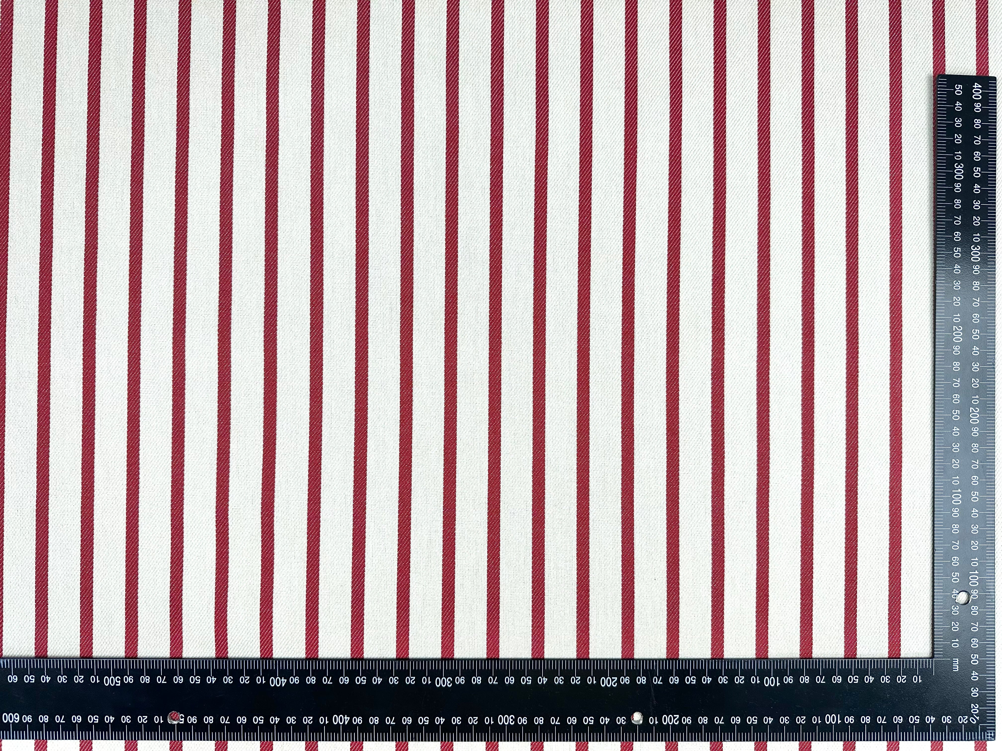S293 Stain Resistant Stripe Red