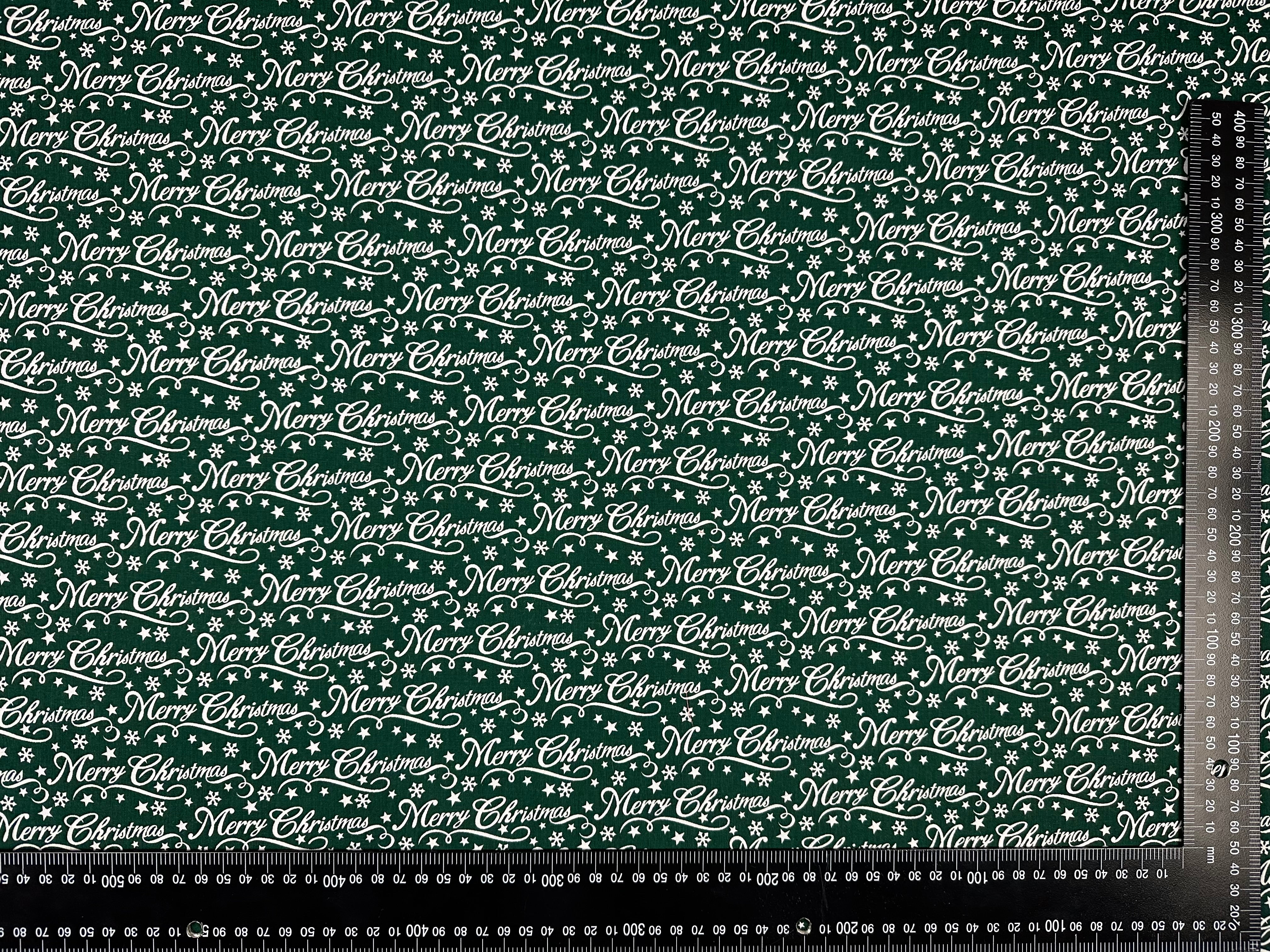 C835 Merry Christmas Green