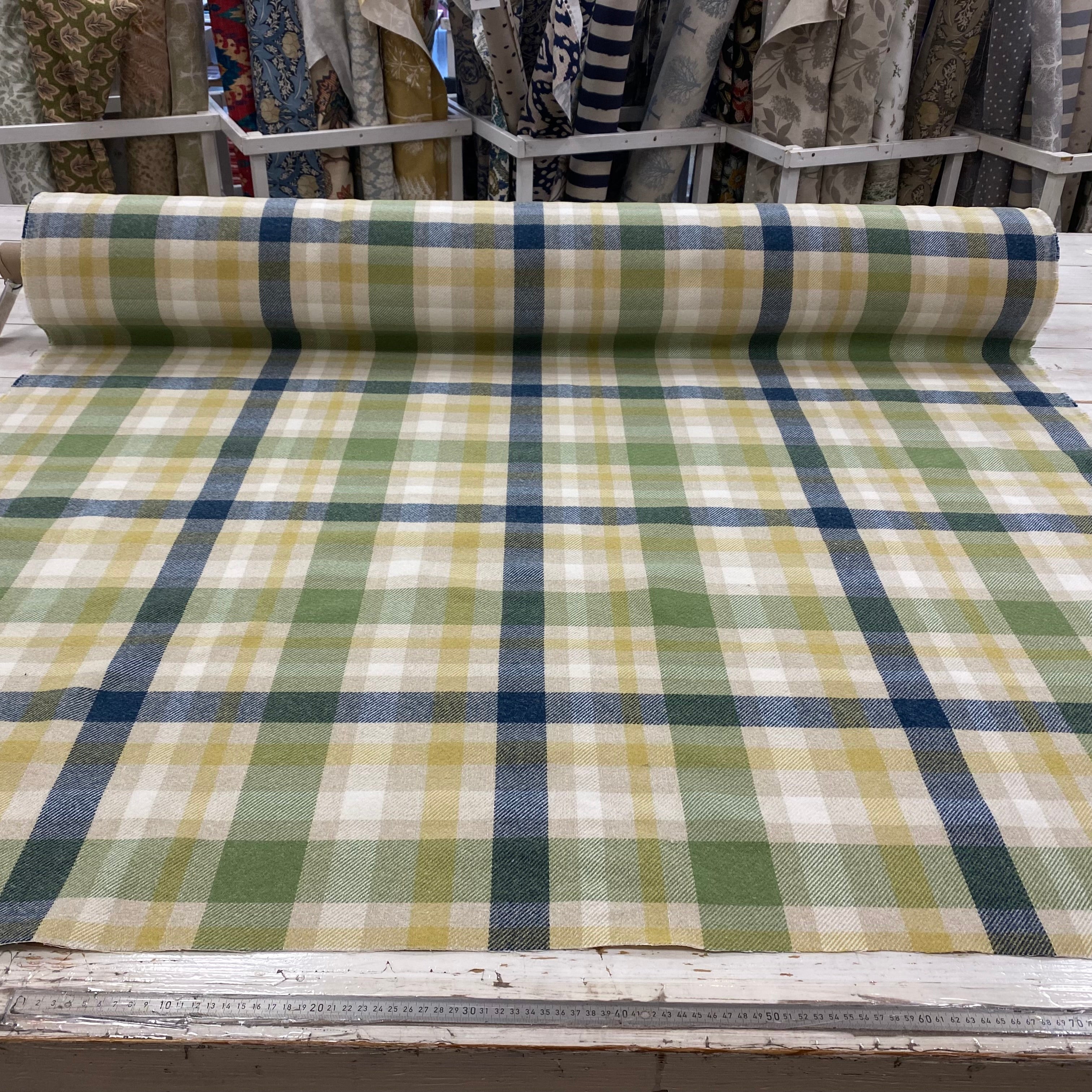 Tex Ex 2927 Primary wool effect tartan