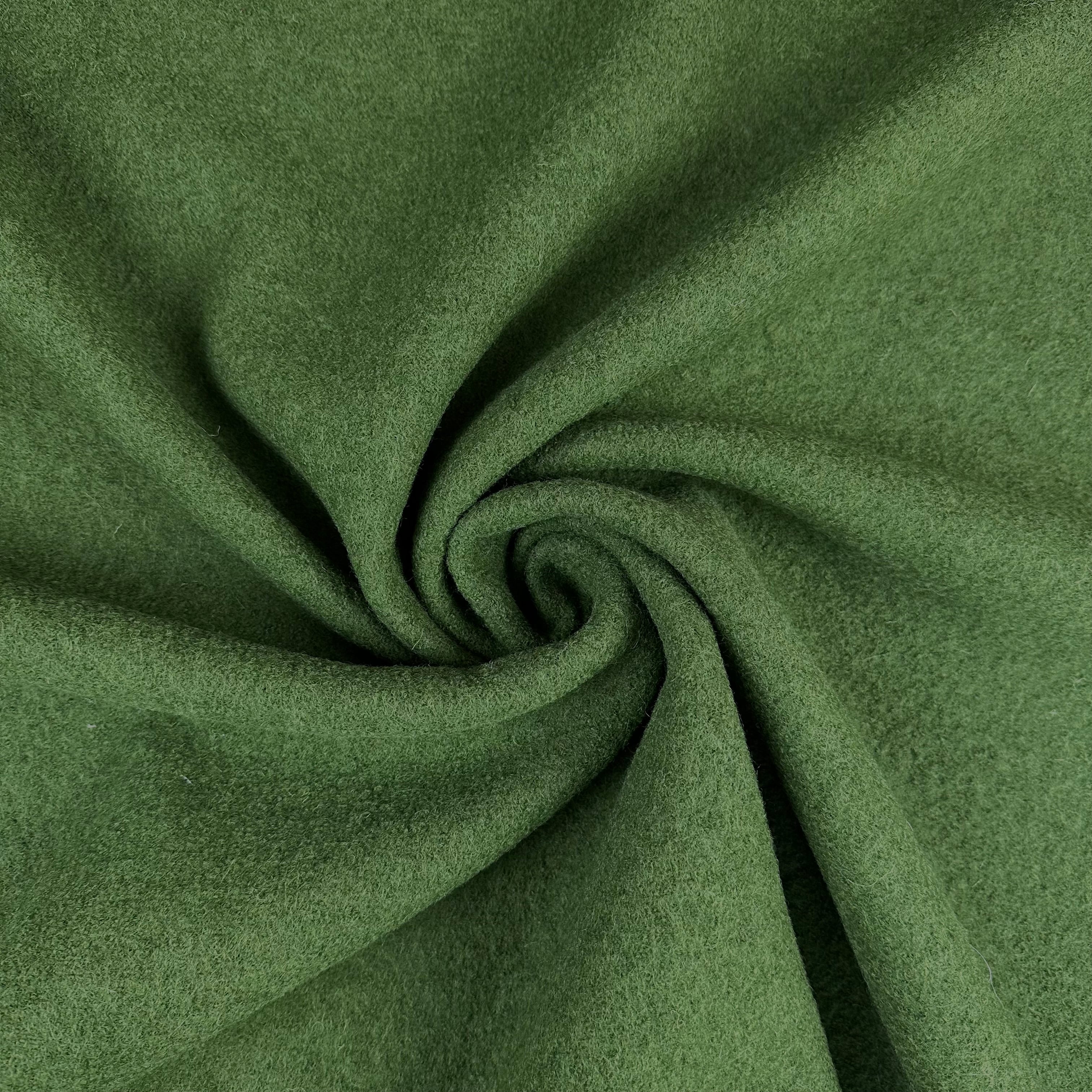 C838 Boiled Wool Green