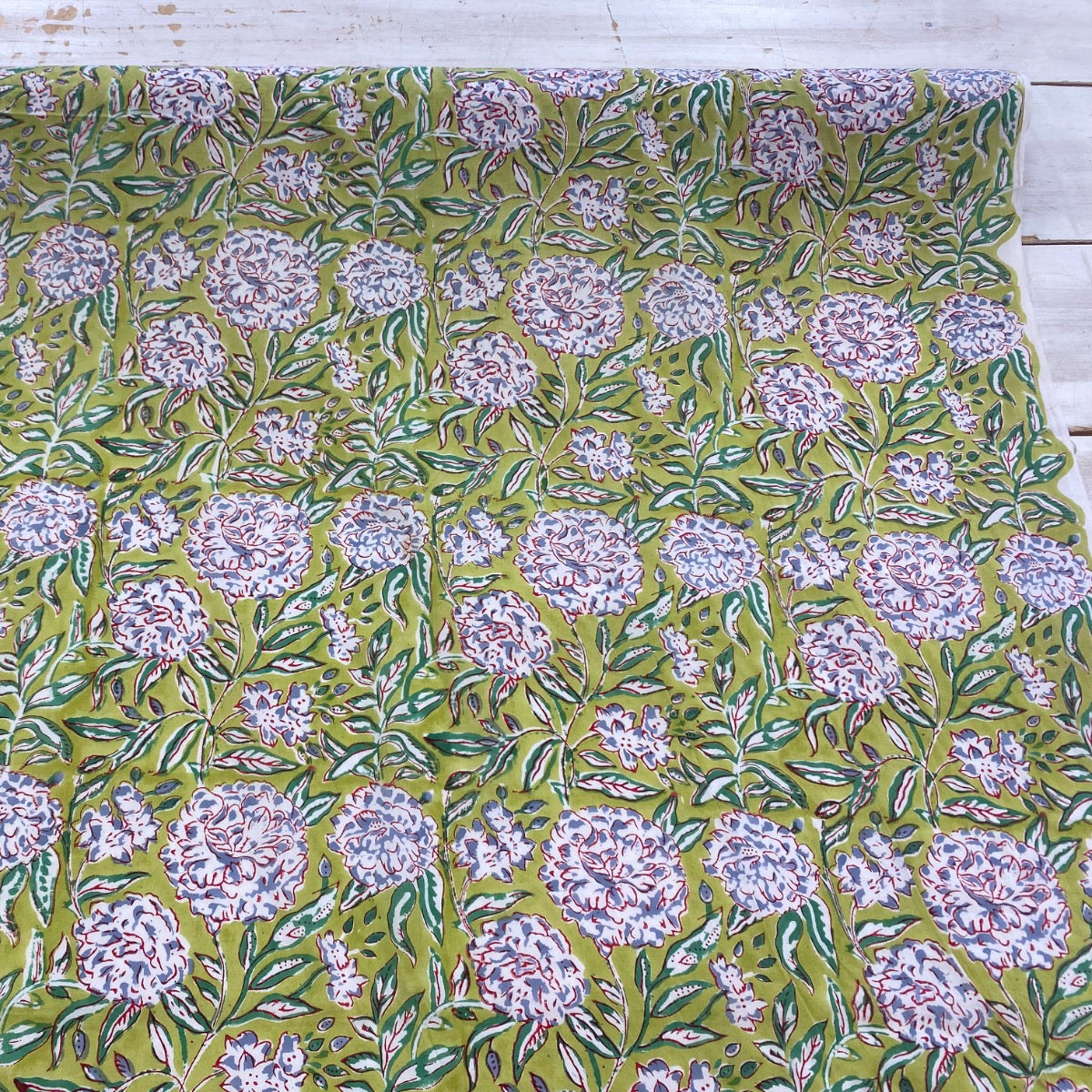 Lodhi Garden block print Tex ex 2911 Fabric Full Width
