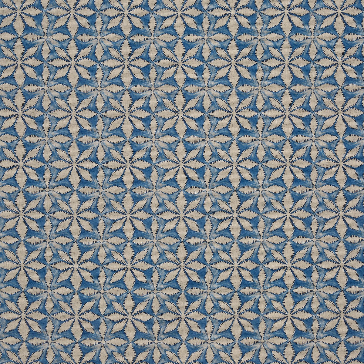 Prestigious Textiles Haddon Cornflower floral cotton linen fabric from the Greenhouse collection