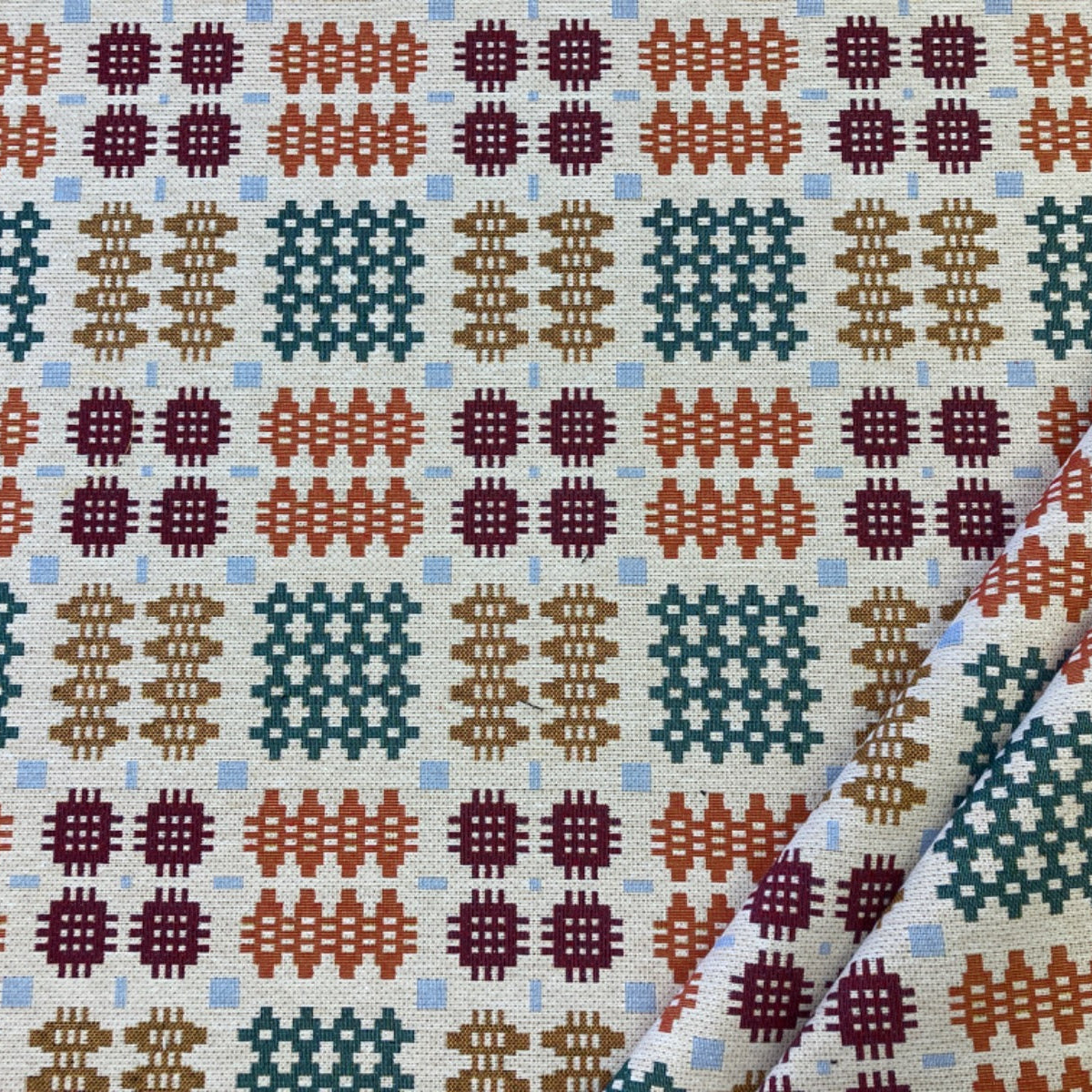 R57 Welsh Blanket Tapestry Multi Fabric