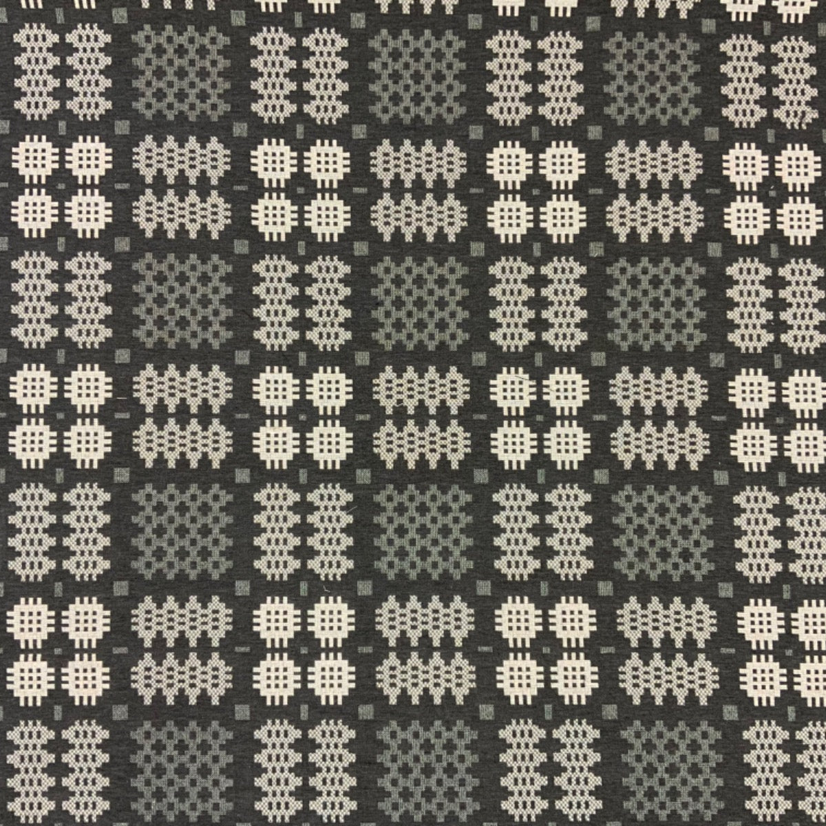 S233 Welsh Blanket Tapestry Snowdonia Grey Fabric