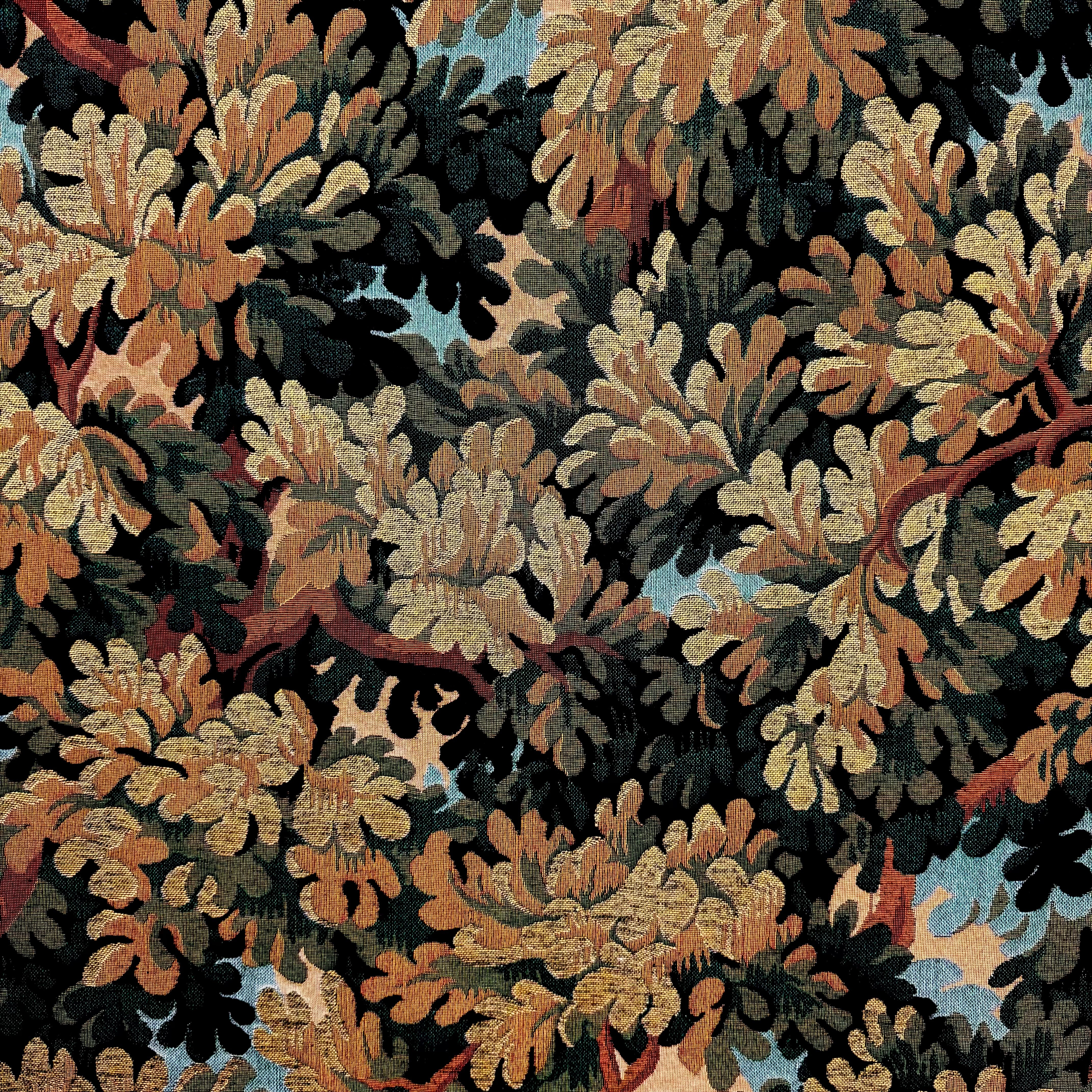 S298 Trees Chenille Tapestry Forest