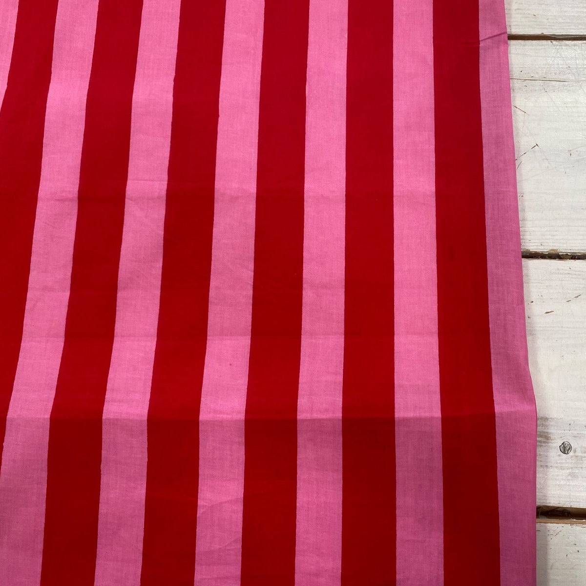 Strawberry Stripe Indian Print Tex ex 2916 Fabric