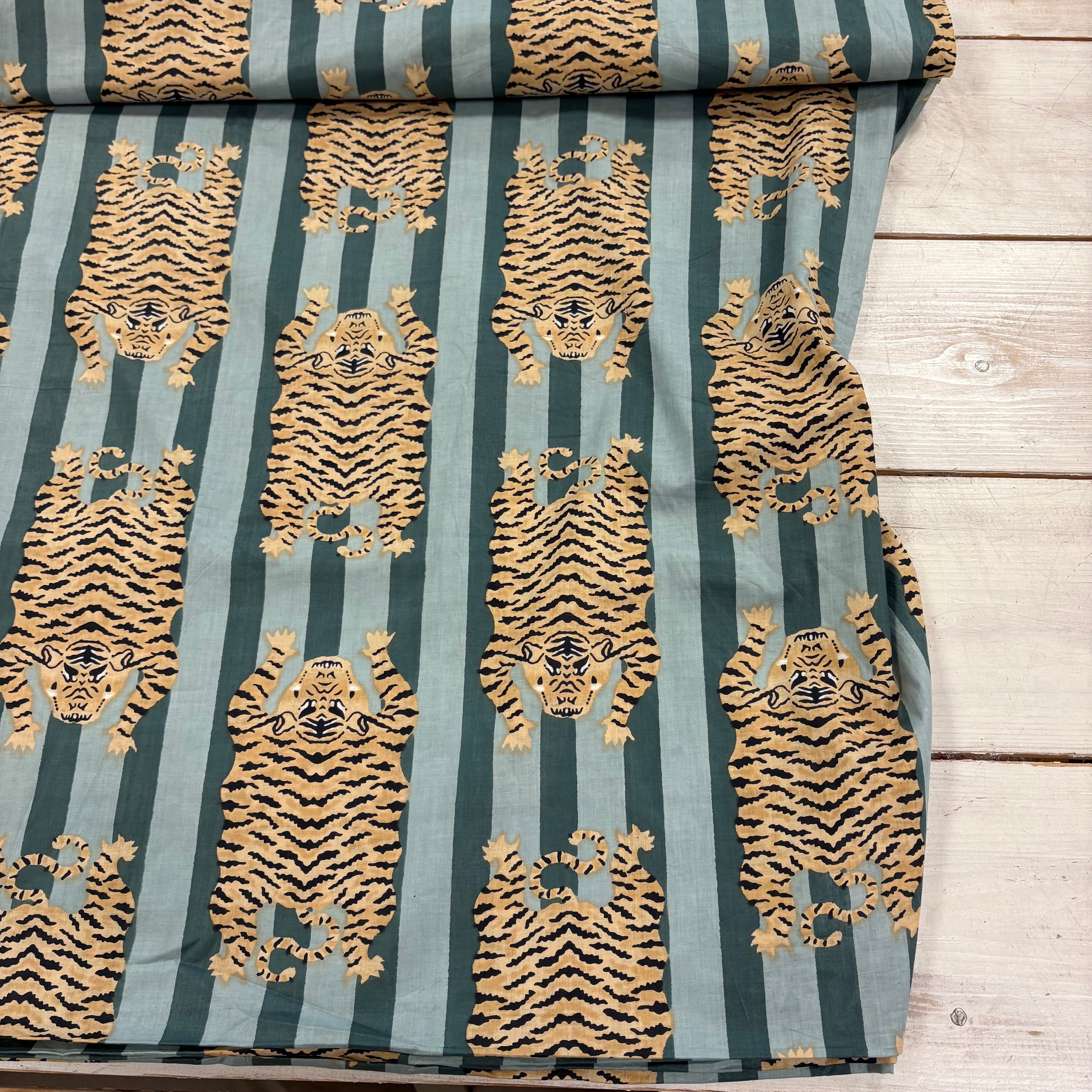 The Tiger Stripe Indian Print Ocean Tex Ex 2942