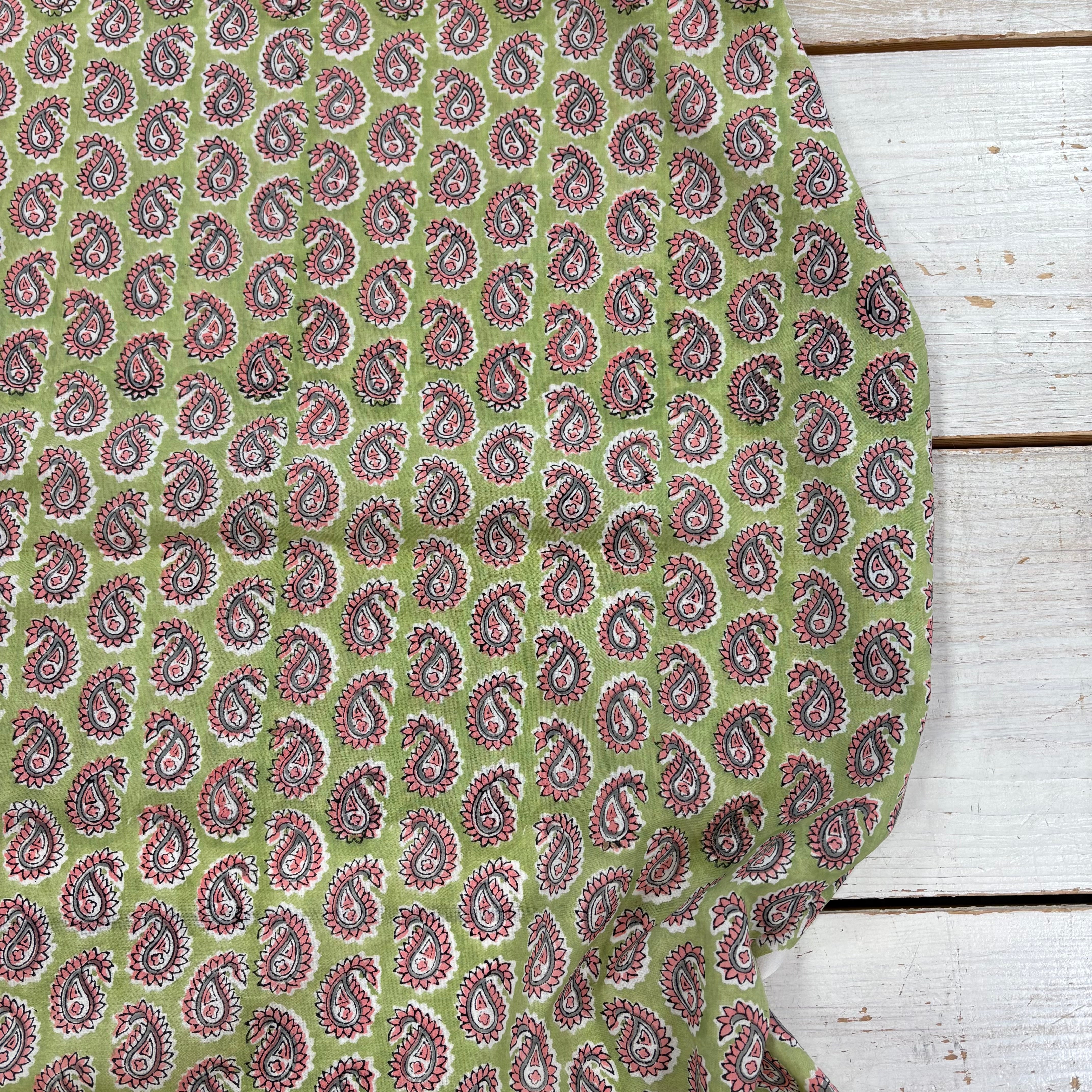 Varanasi Paisley Block Print Tex Ex 2946 Fabric