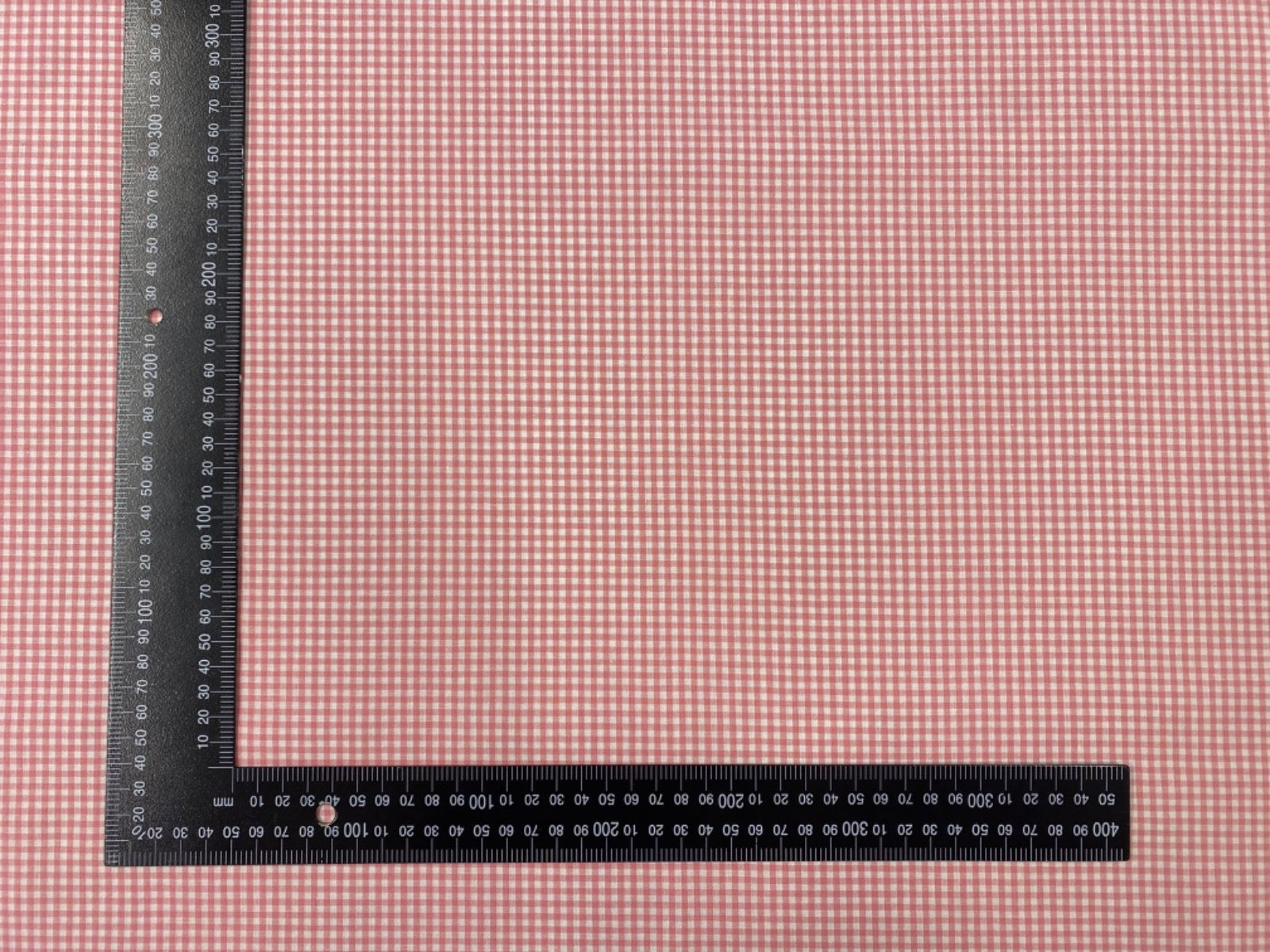 C748 3mm Pink Woven Cotton Gingham