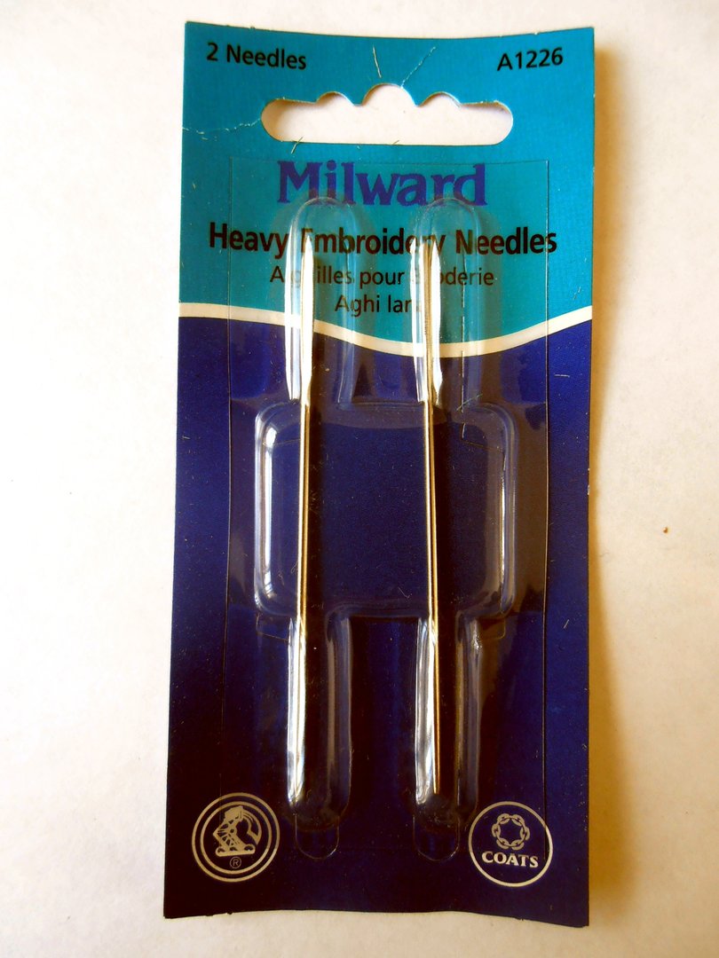 Milward Heavy Embroidery Needles Pack of 2