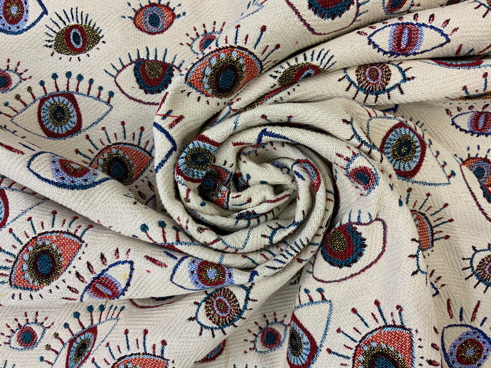 H290 Cyclopes Tapestry Ivory/ Multi