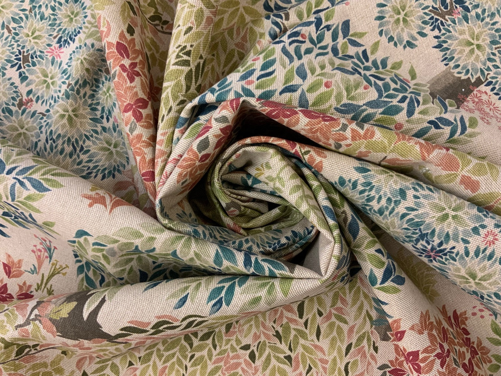 Clarke & Clarke Tatton Spice Linen