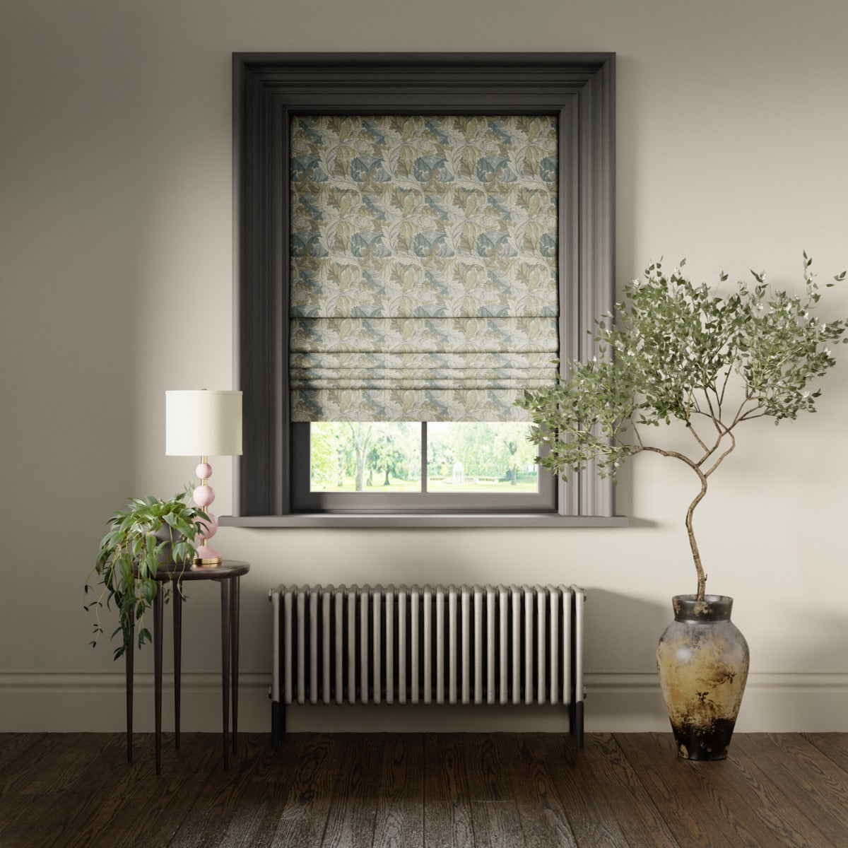 Clarke & Clarke Acanthus Slate Dove