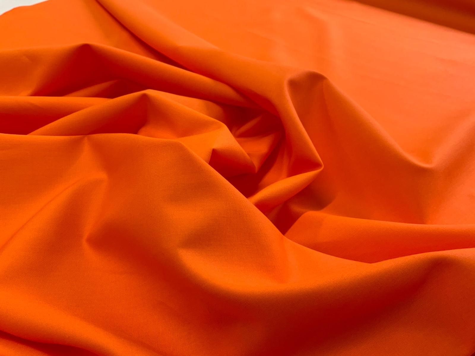 Plain Cotton Poplin Orange CP0001