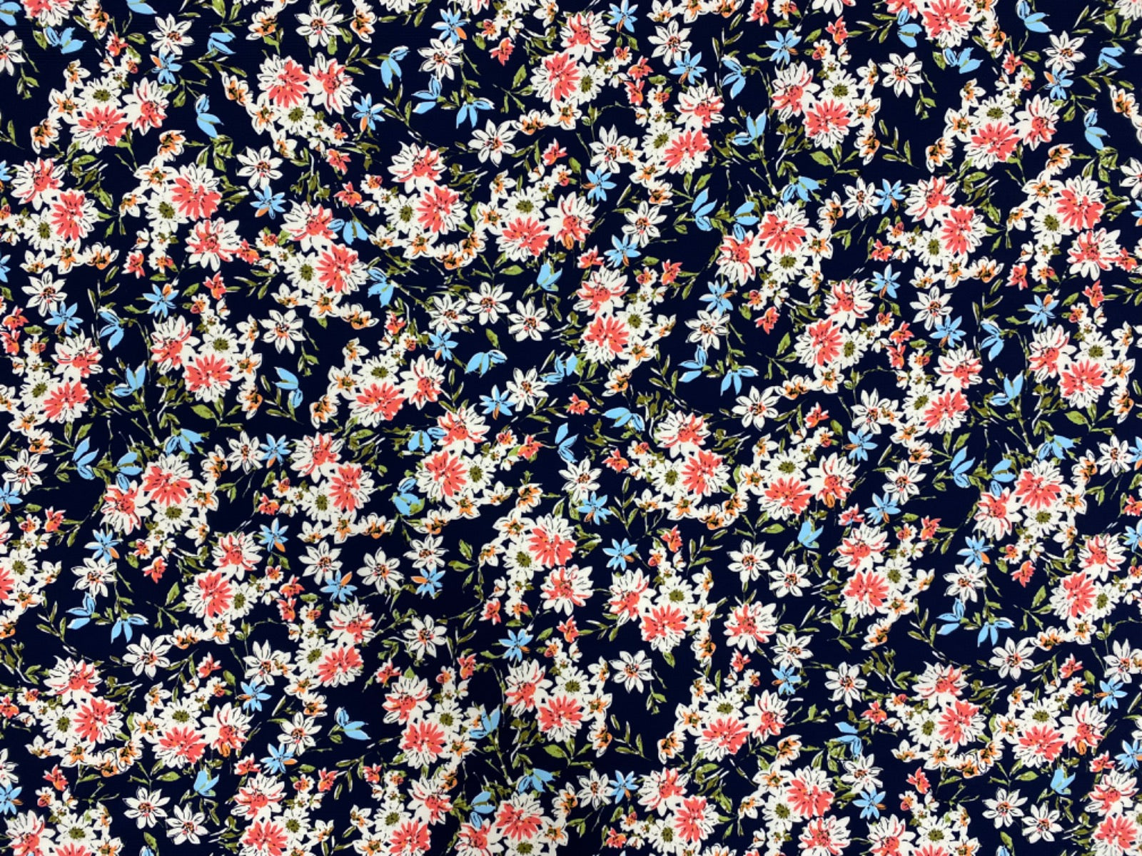 C720 Pippa Cotton Poplin Navy Multi