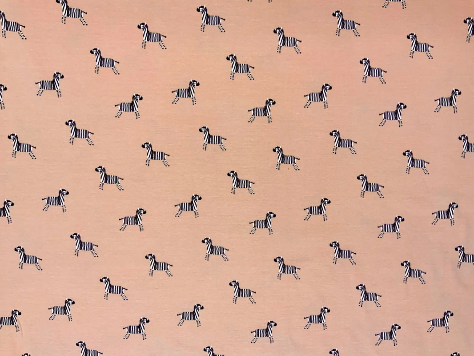 i466 Zebra Jersey Peach