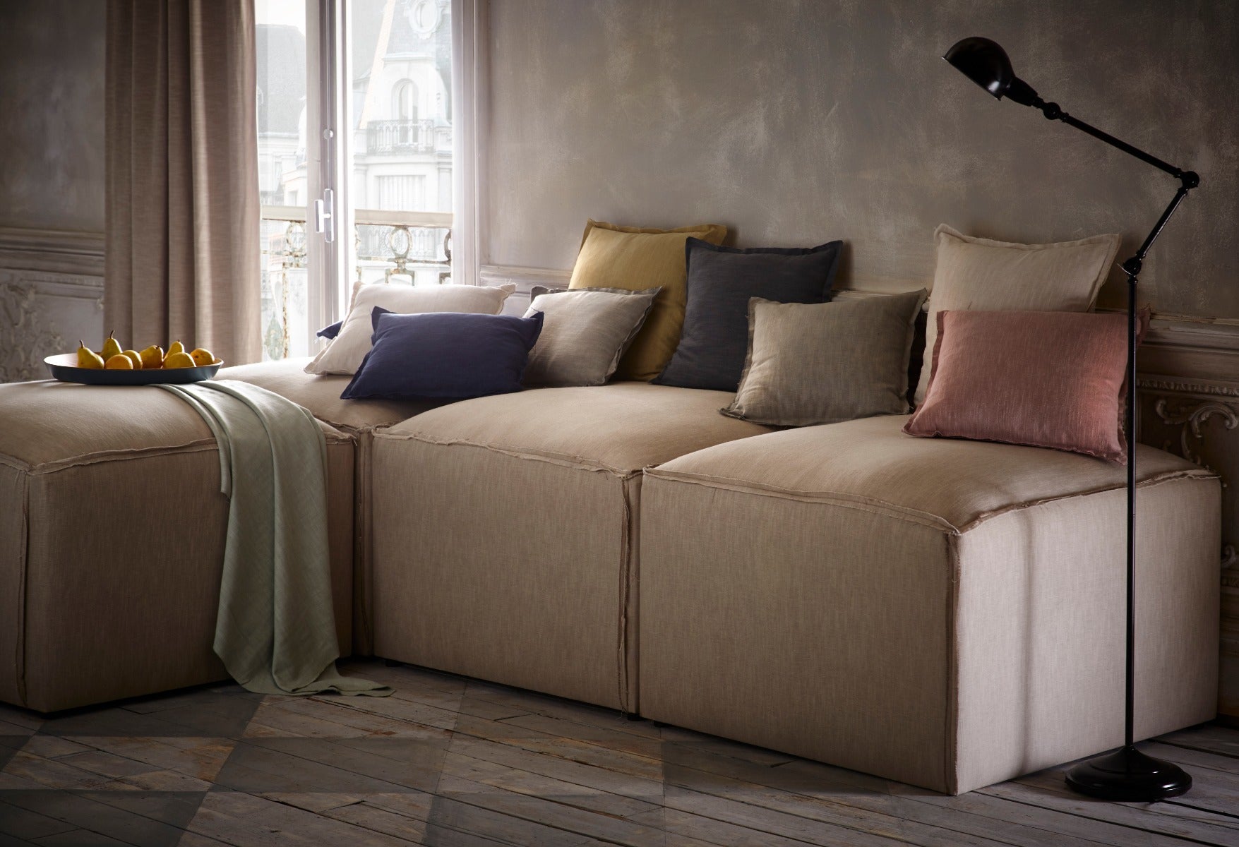 Clarke & Clarke Amalfi Raven