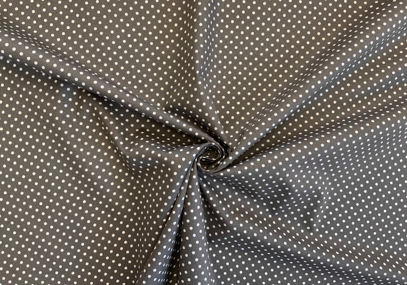 Spotty Cotton Poplin Grey CP0009