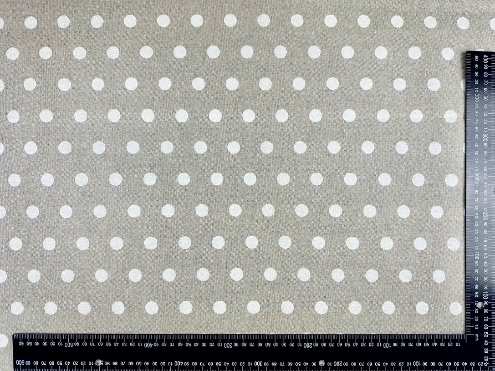 S259 Dots Linen Oilcloth