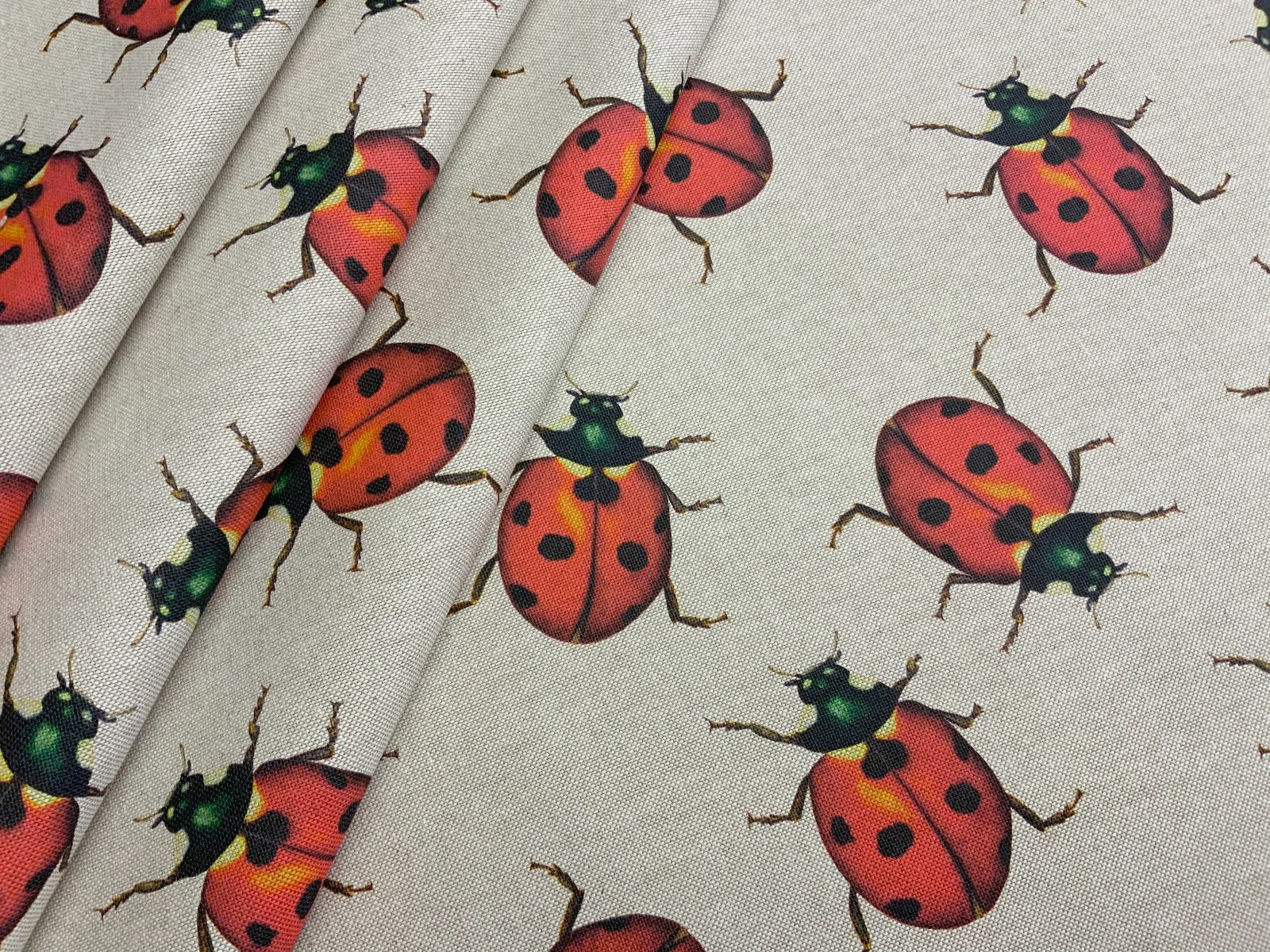 S88 Ladybird Swarm Linen Textile Express Originals
