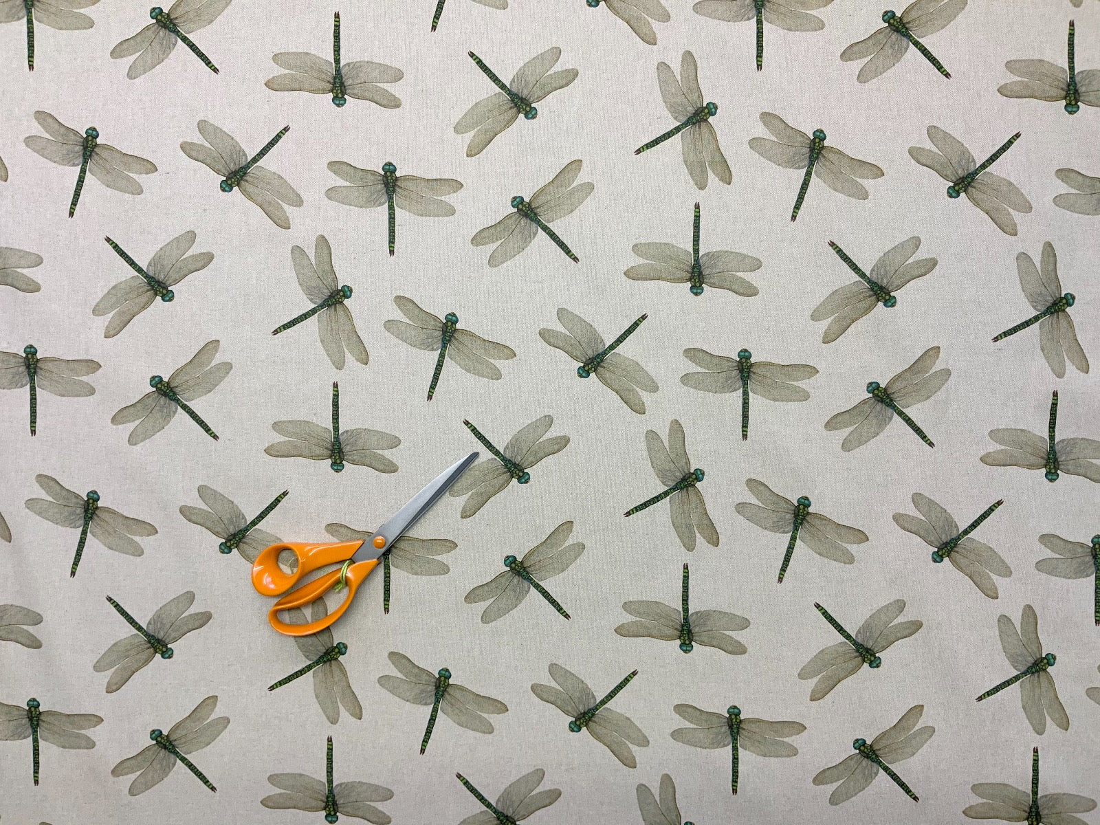 S87 Dragonfly Swarm Linen Textile Express Originals