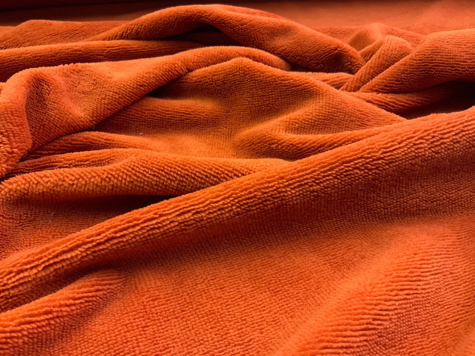 NEW Bamboo Towelling Rust B283