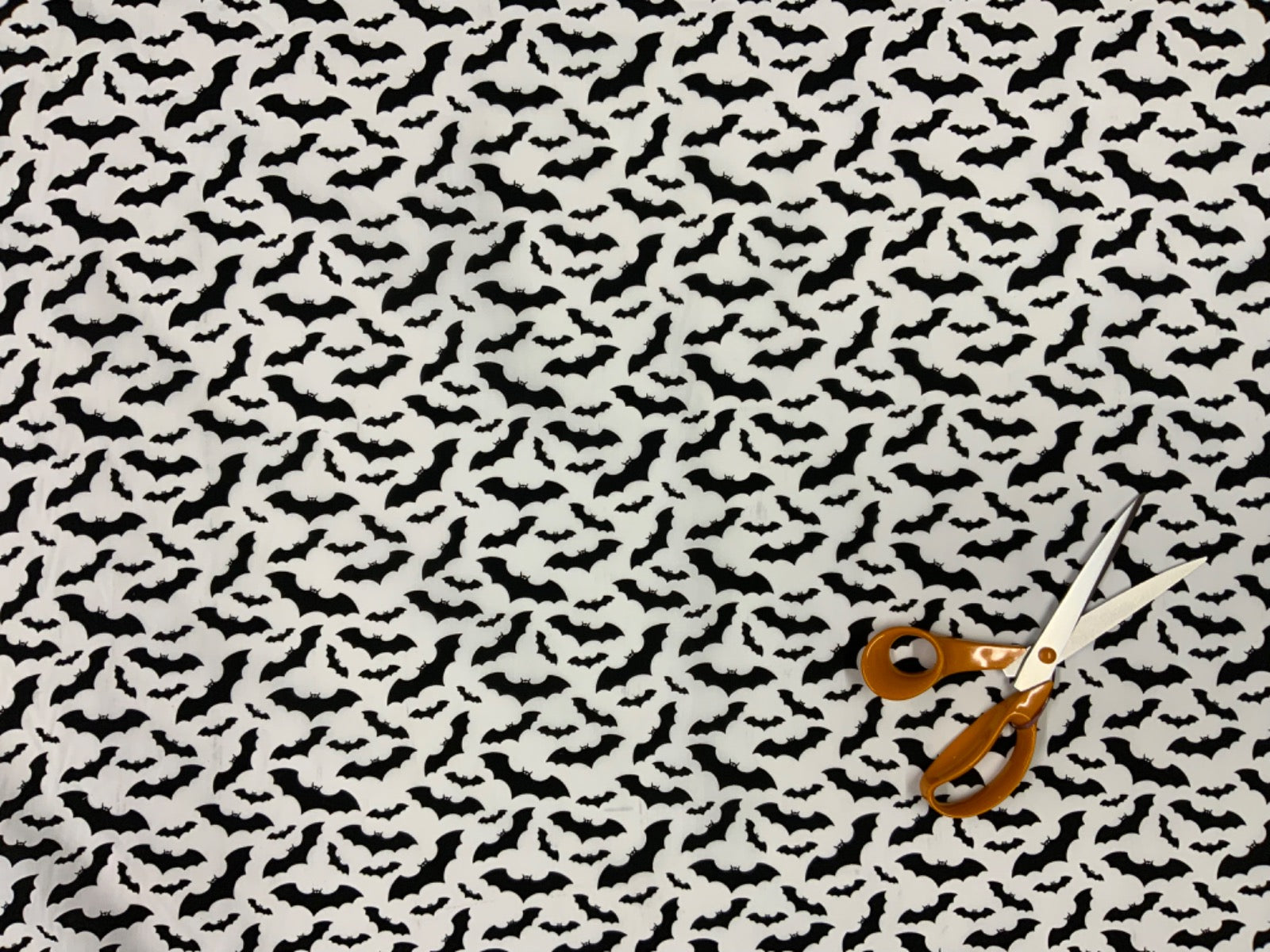 C712 Flying Bats Poly Cotton