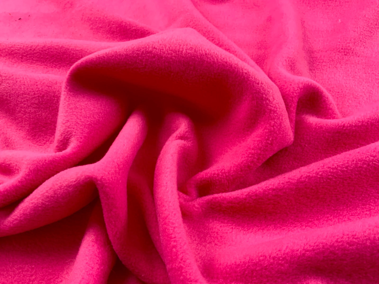 Cerise Pink Polar Fleece Fabric ES012