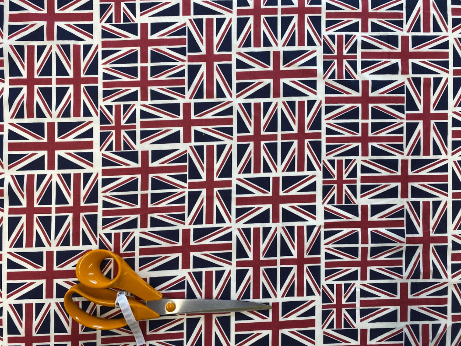 Union Jack Cotton Lawn Red White Blue Tex Ex 2706