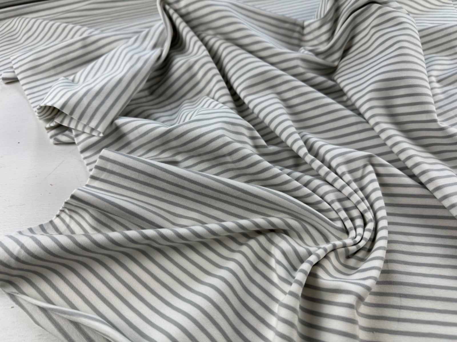 W06 Breton Stripe Jersey Grey