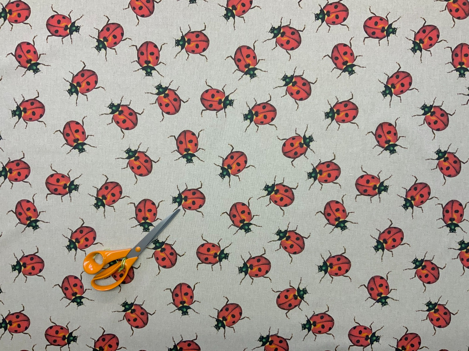 S88 Ladybird Swarm Linen Textile Express Originals