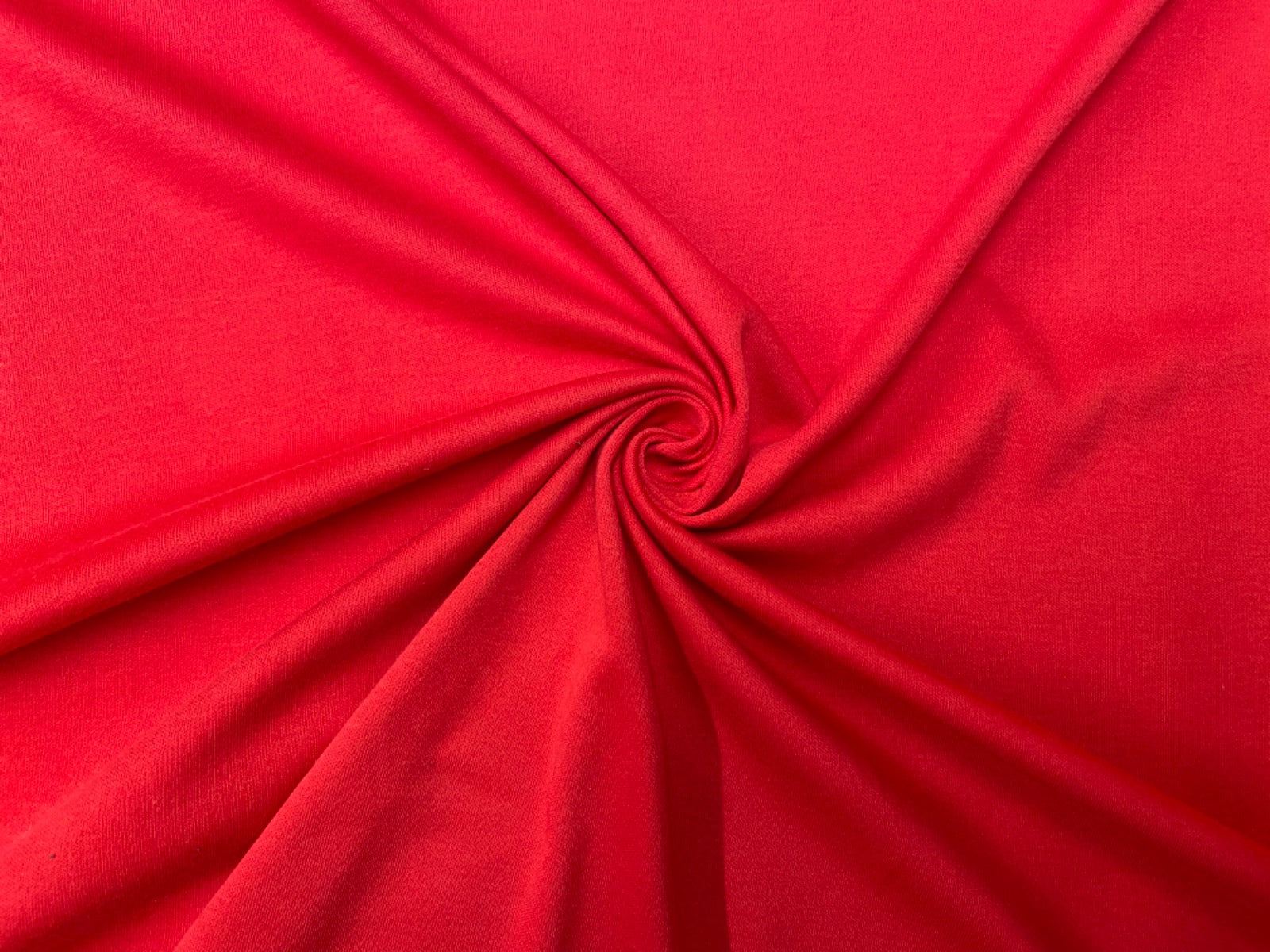 Plain Cotton Interlock Jersey Bright Red Tex Ex 2753