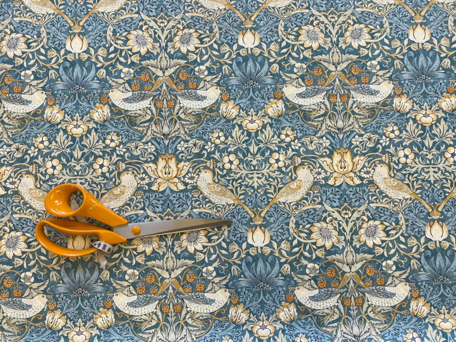 Clarke & Clarke Strawberry Thief Teal