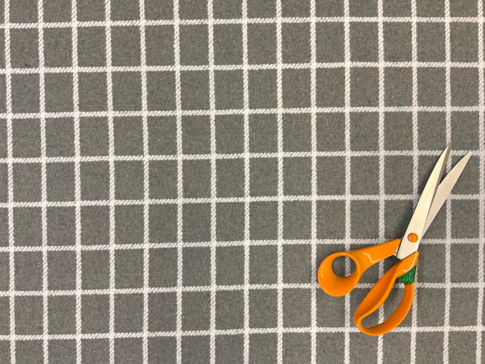 Rope Check Wool Touch Grey F116