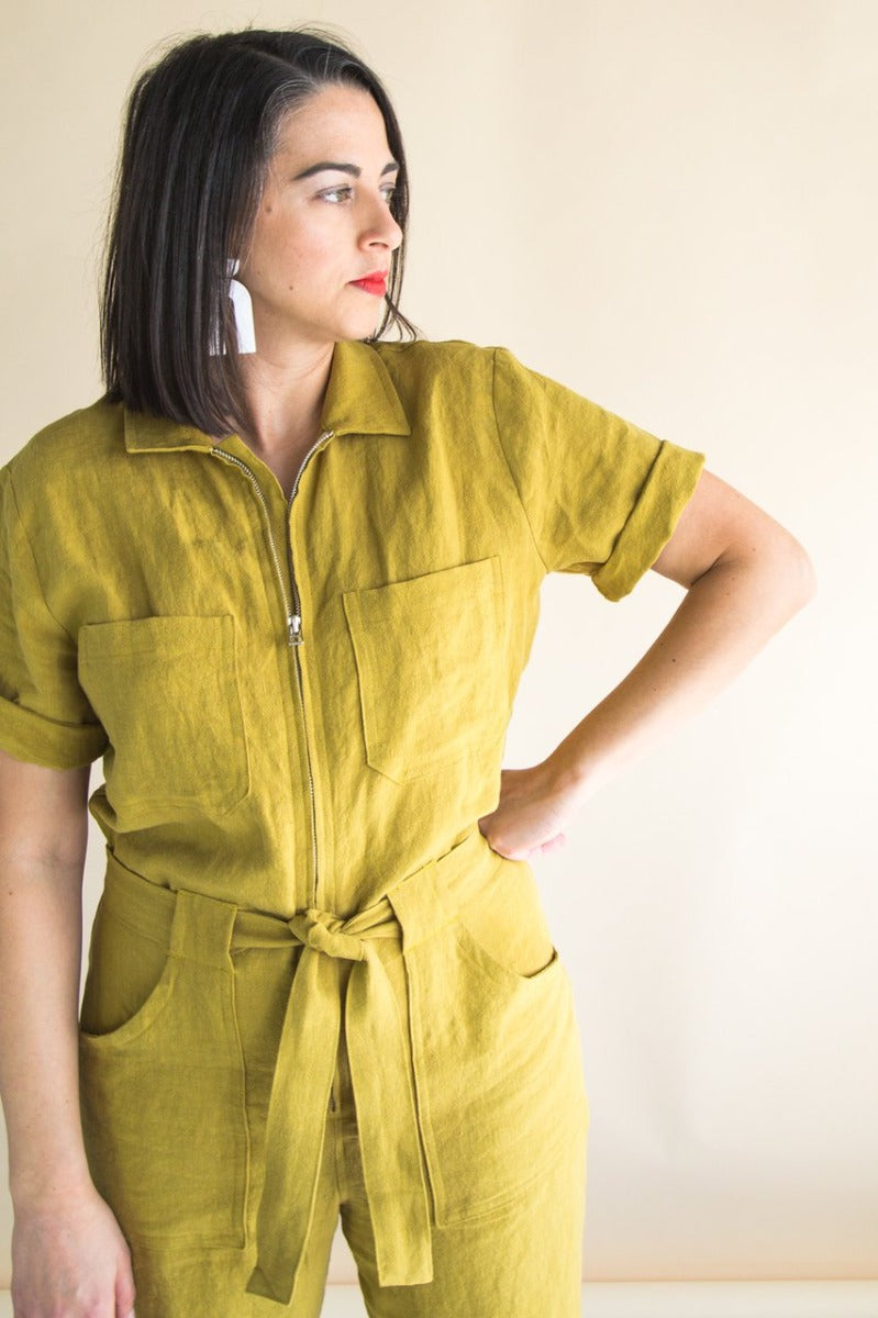 Closet Core Blanca Flight Suit Sewing Pattern