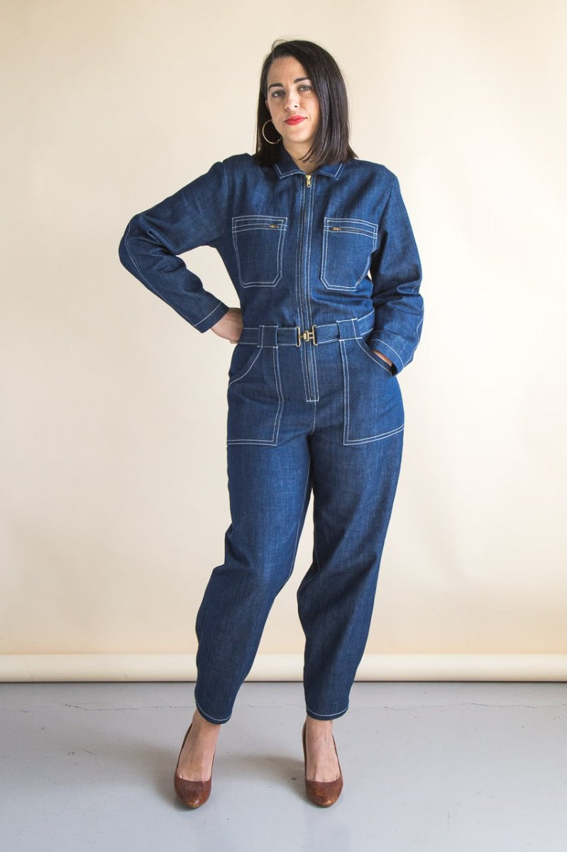 Closet Core Blanca Flight Suit Sewing Pattern