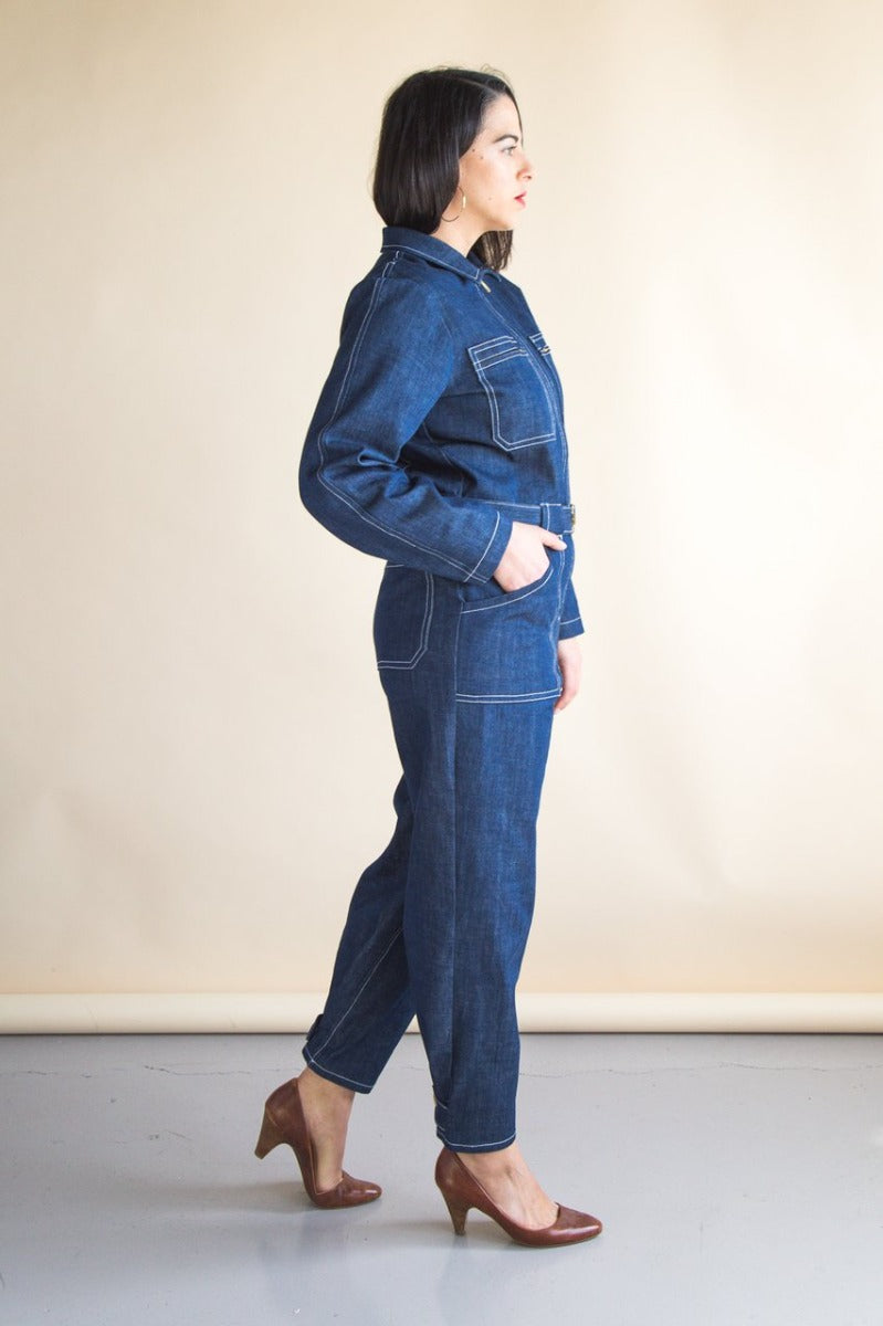 Closet Core Blanca Flight Suit Sewing Pattern
