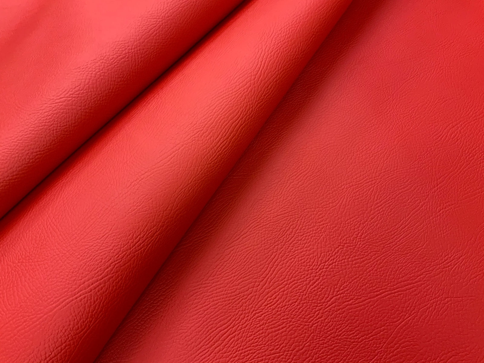 Flame Retardant Faux Leatherette Fabric Red