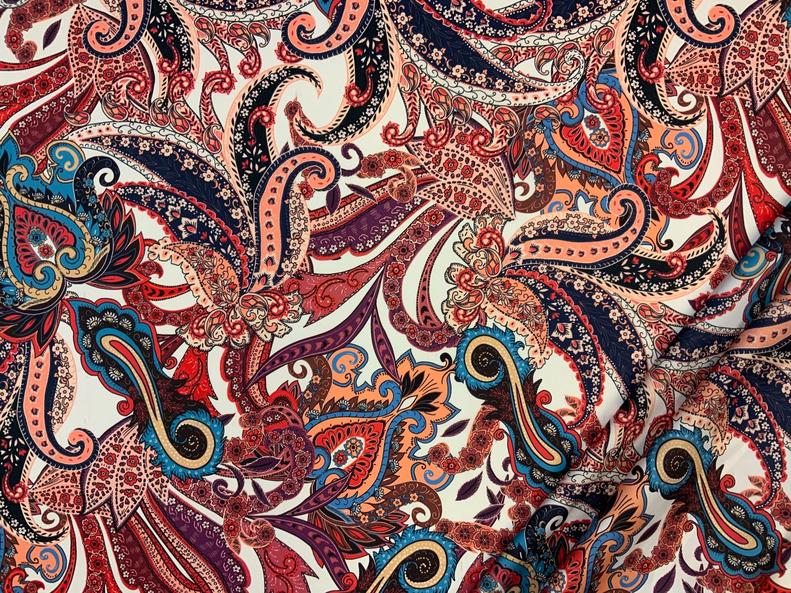Retro Paisley Multi H294
