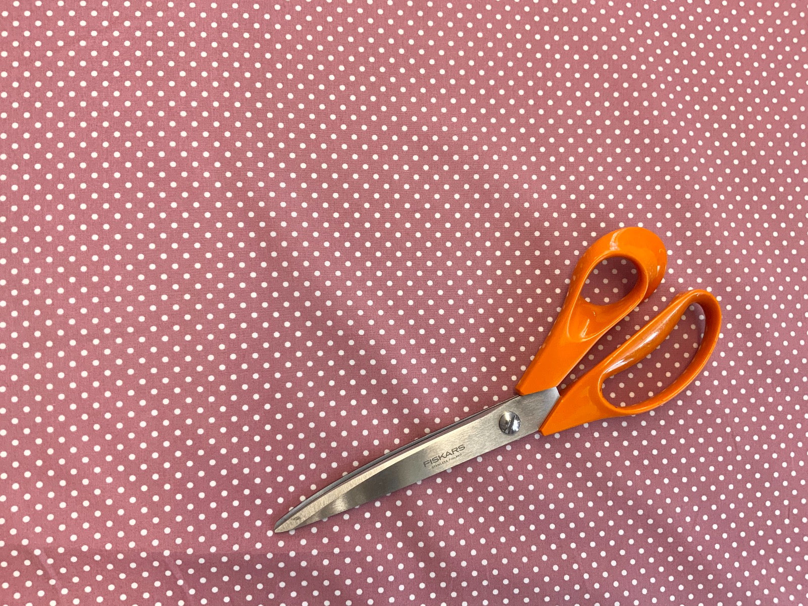 Spotty Cotton Poplin Rose Pink CP0009