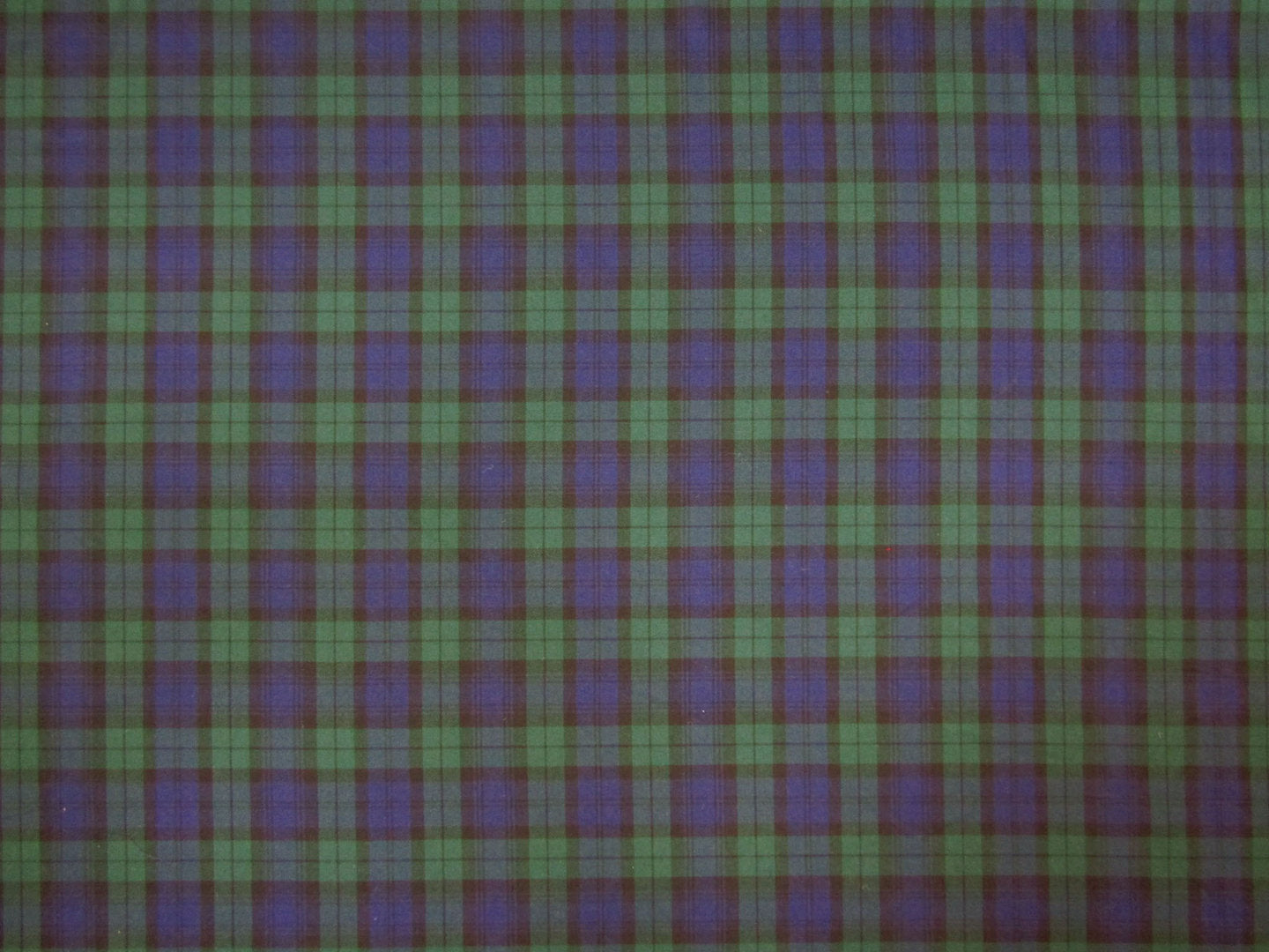 Blackwatch Tartan Check Navy Green C3608