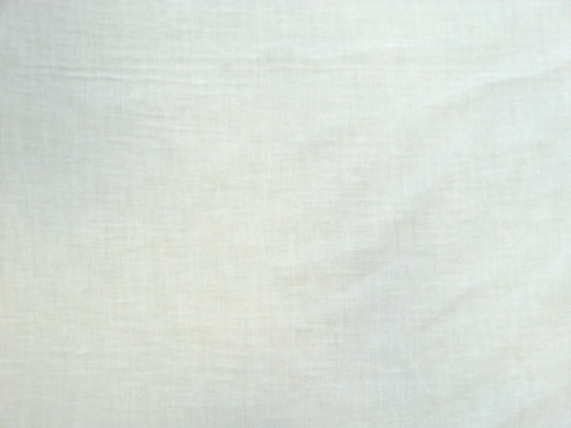 Plain White Cotton Voile ES008