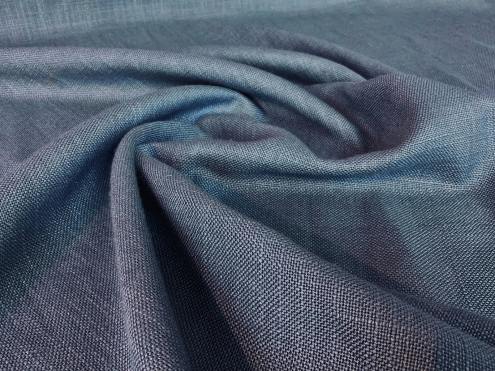 S241 Interiors Soft Drape Linen Storm Blue