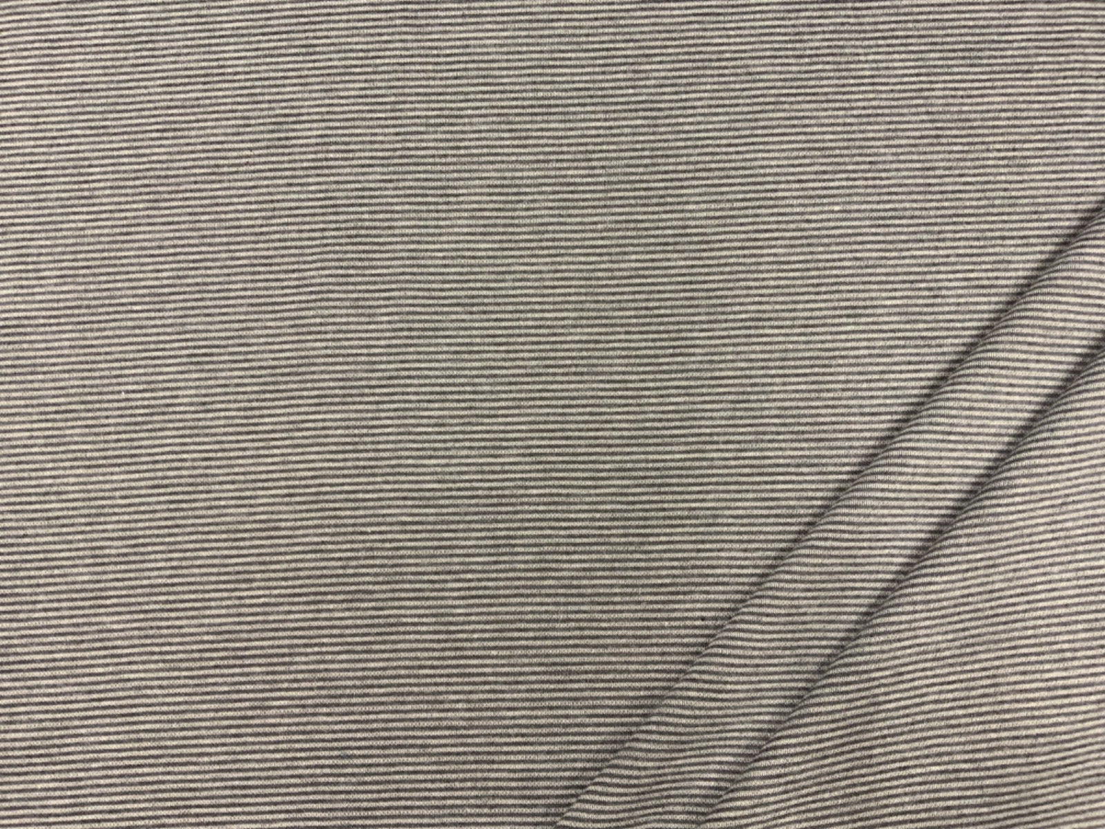 F302 Double Knit Stripe Grey