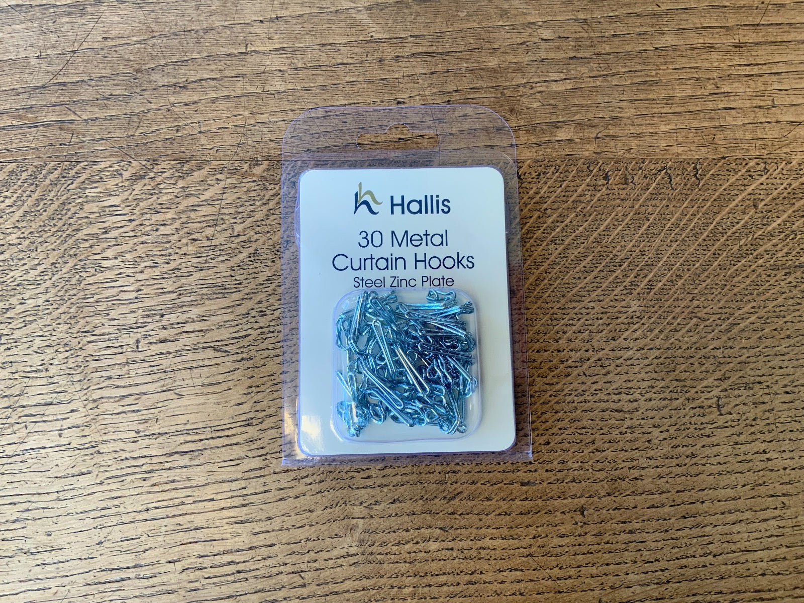 30 Metal Pencil Pleat Curtain Hooks Silver