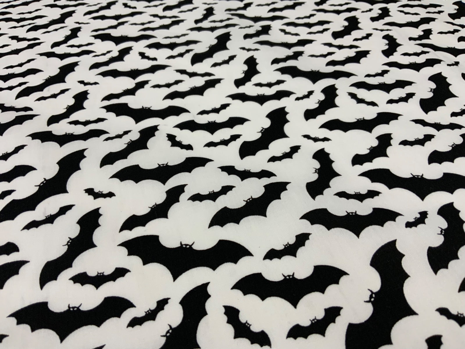 C712 Flying Bats Poly Cotton