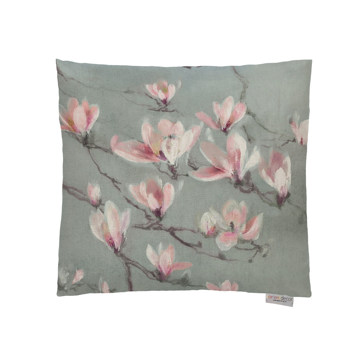Voyage Maison Magnolia Branch Duck Egg Cushion Cover