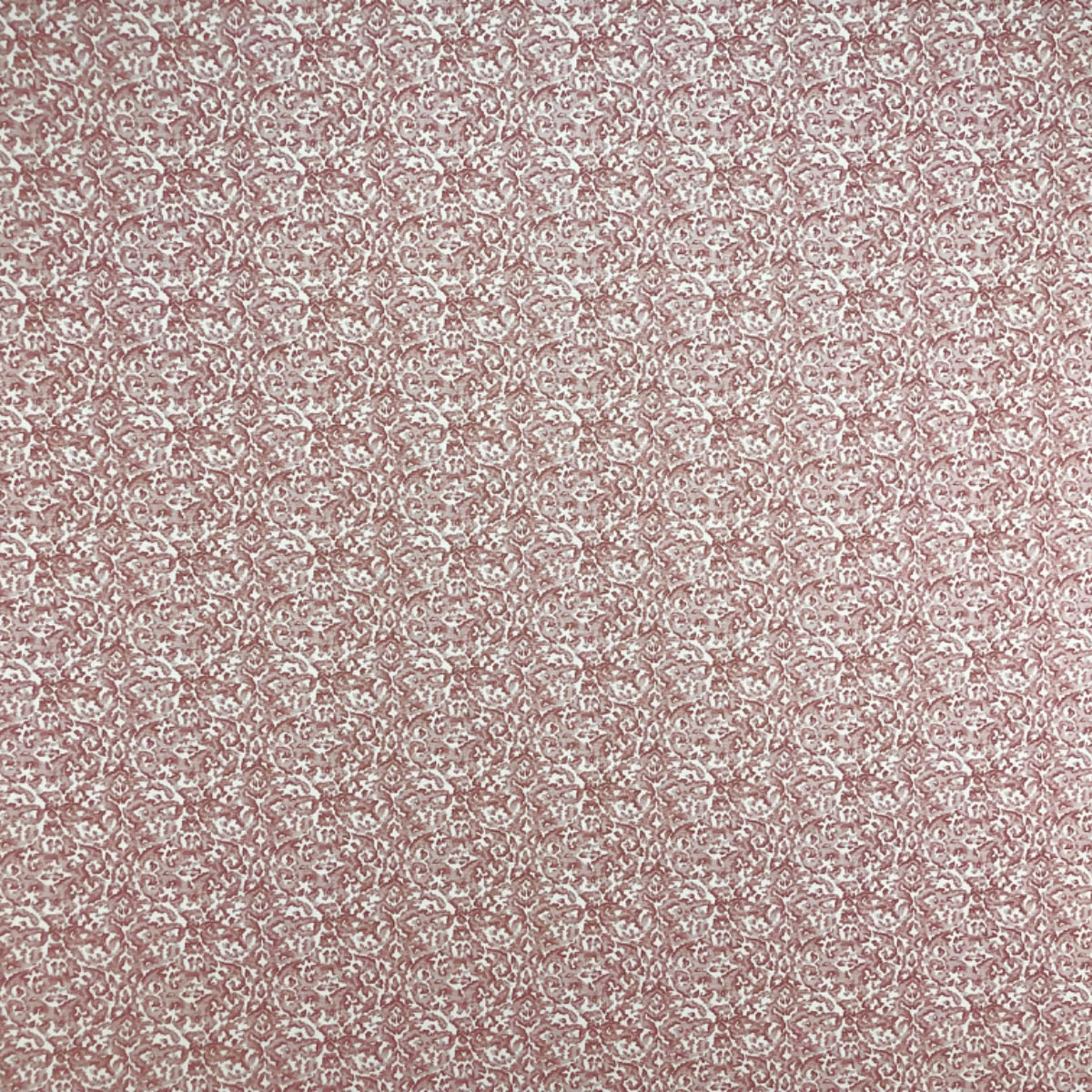 Clarke & Clarke Swinley Blush pink damask style cotton curtain fabric.